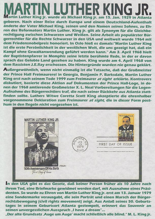 Martin Luther King Jr-FDC
